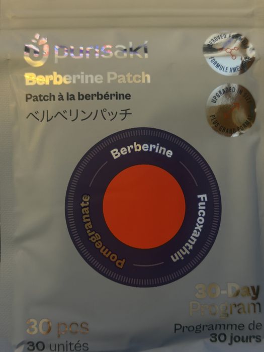 Pachet Purisaki cu berberina, 30 plasturi
