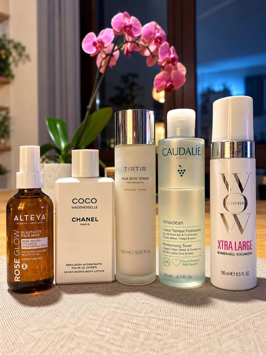 Лот козметика Chanel, Caudalie, colour wow