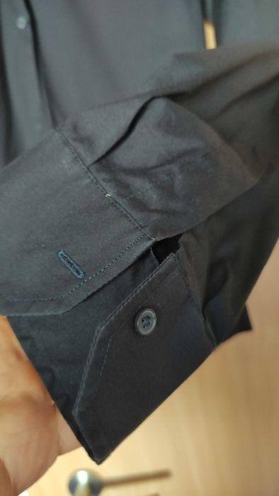 Camasa Zara office -alba sau albastru inchis- spre negru