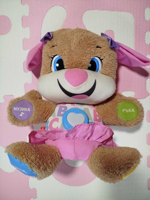 Музикална играчка куче Fisher price на български език