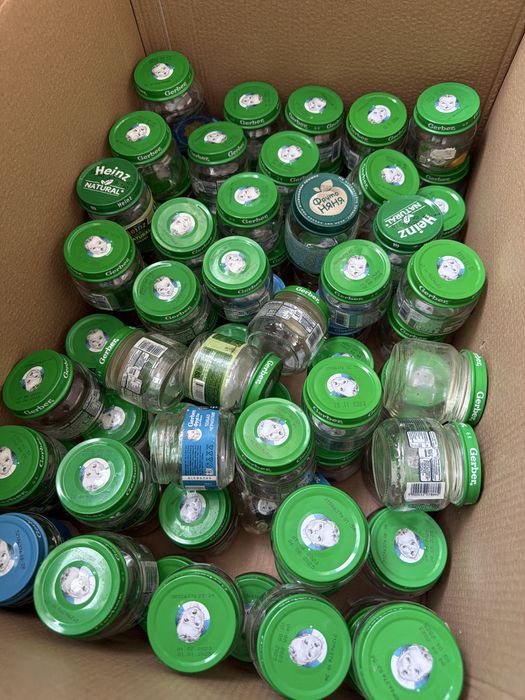 Баночки от детского пюре 80 шт