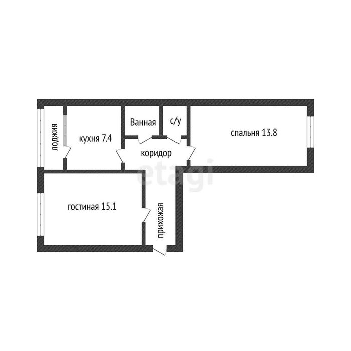 2-хкомнатная двукомнатная