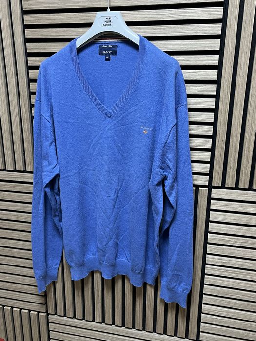 GANT : Cotton Wool V Neck Jumper -3ХЛ / Оригинал