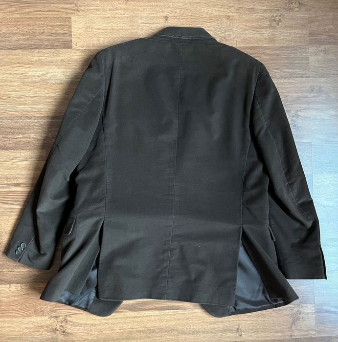 Costum (sacou + pantaloni) maro femei catifea mat