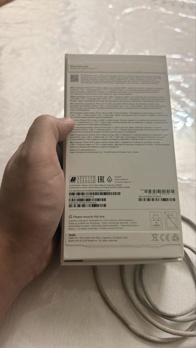 Iphone 16 pro max EAC 256 gb 100%