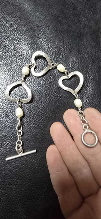 Bratara argint perle naturale