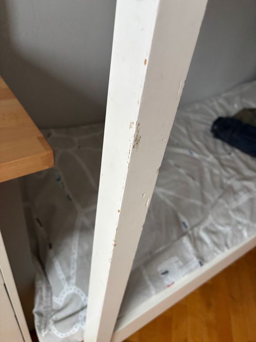 Детско креватче ÖVRE bed Ikea с подматрачна рамка и матрак 70/160см