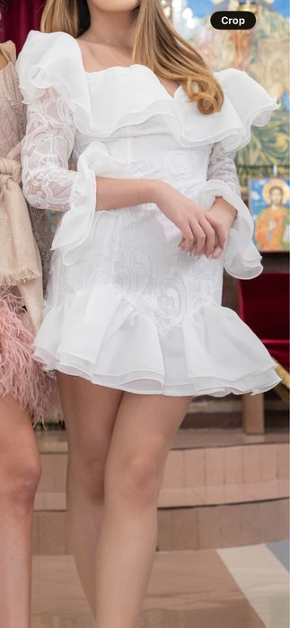 Официална бяла рокля ASOS