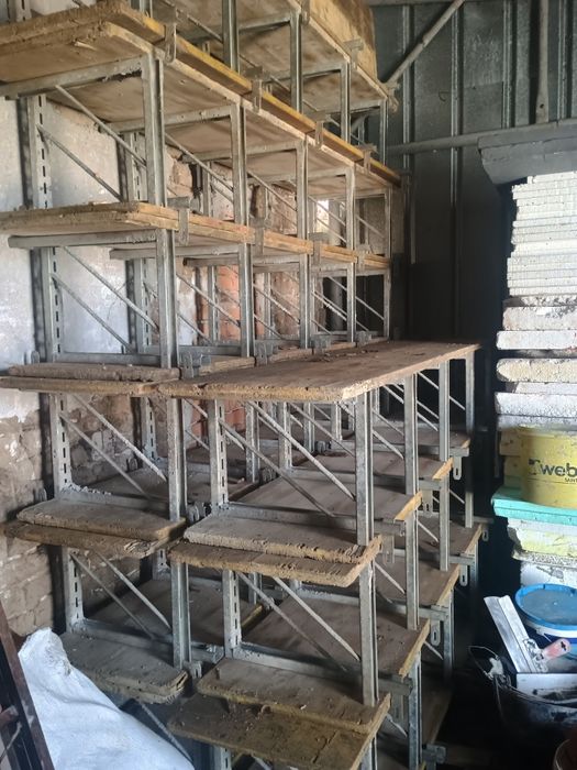 Комплектовани жълти платна за колони 27мм с ъглови профили