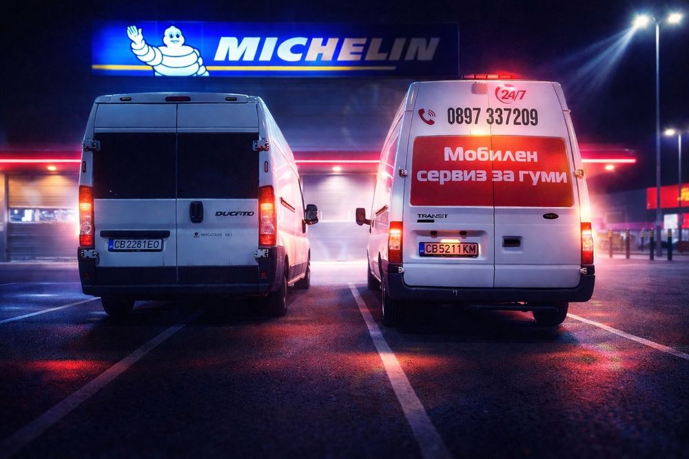мобилен сервиз за гуми 24/7 S-GUMI София