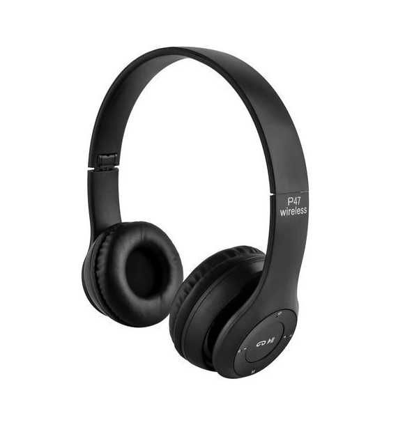 P47 Bluetooth слушалки безжични AUX, Micro SD, FM Radio