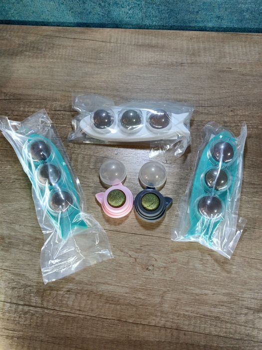 Шарик из мяты для кошек