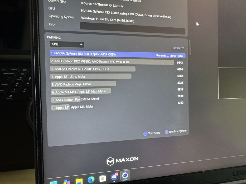 Ноутбук RTX 3080 Legion 7