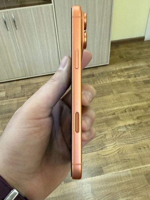 Iphone 17 pro max orange 100% 44 цикл идеал