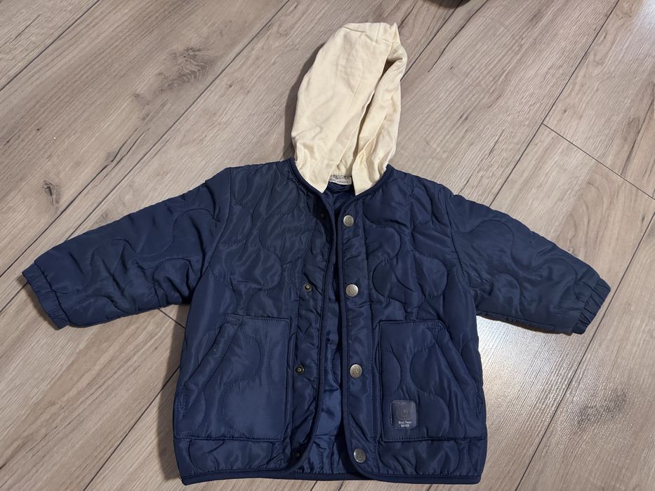 Geaca baietei bleumarin