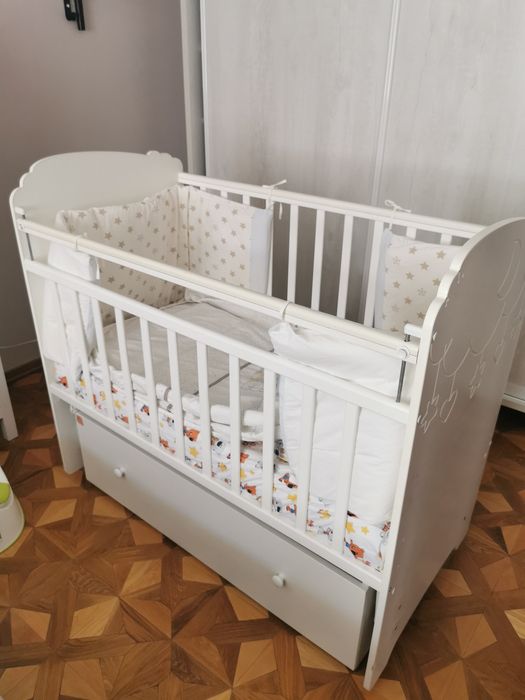 Манеж. Детская кроватка-маятник, Топотушки "Софья"