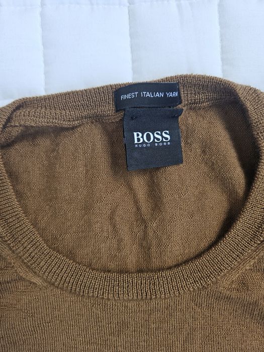 Hugo Boss pulover lână barbati M