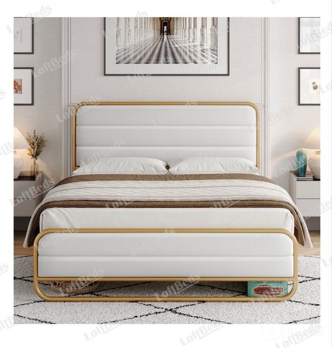 Кровать VELMORA двуспальнаяи односпальная, kalavat, matras, Loft