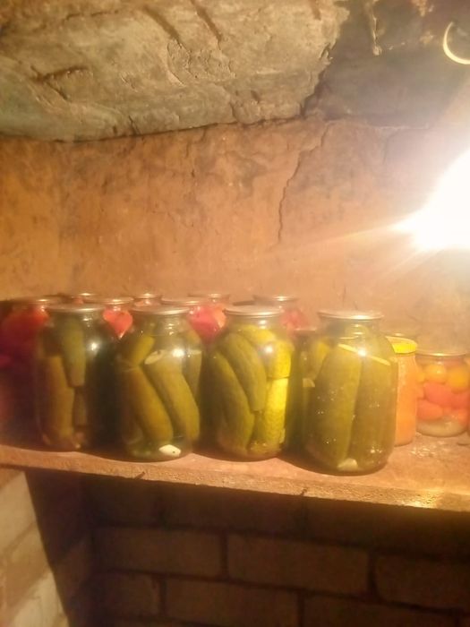 Солёные огурцы в 2л банках