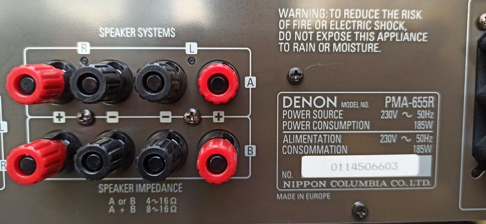 Denon PMA-655R стерео integrated amplifier