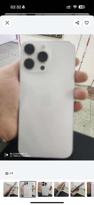 Iphone16 pro max 256G silver