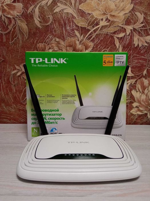 TP-Link TL-WR841N Wi-Fi router (yangi holatga yaqin)