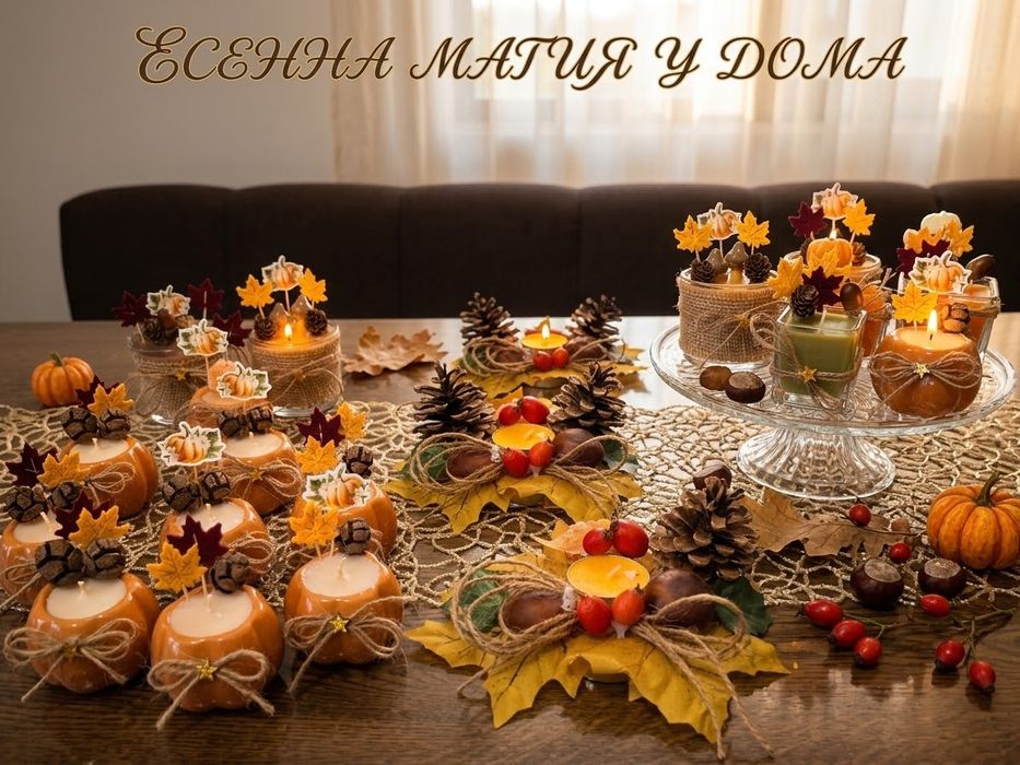 Ароматизирани есенни свещи
