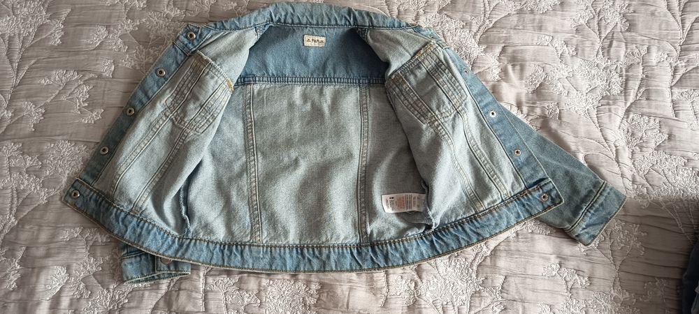 Set Geaca blugi și  pantaloni -fetițe 4 ani