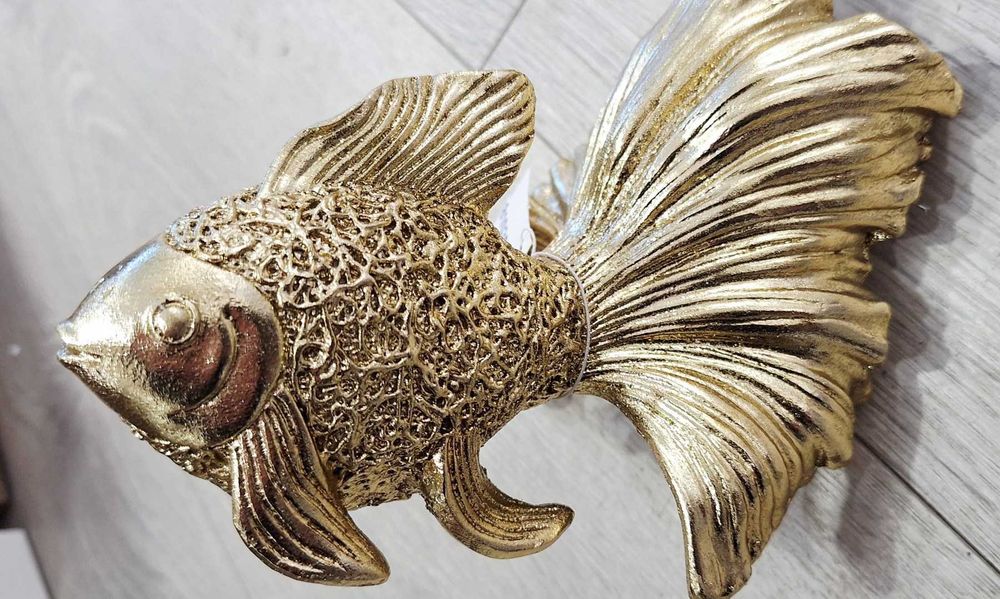 Нова Статуетка Риба - Фигура за Декорация - 16СМ