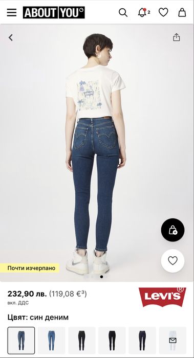 Дънки levi’s C размер