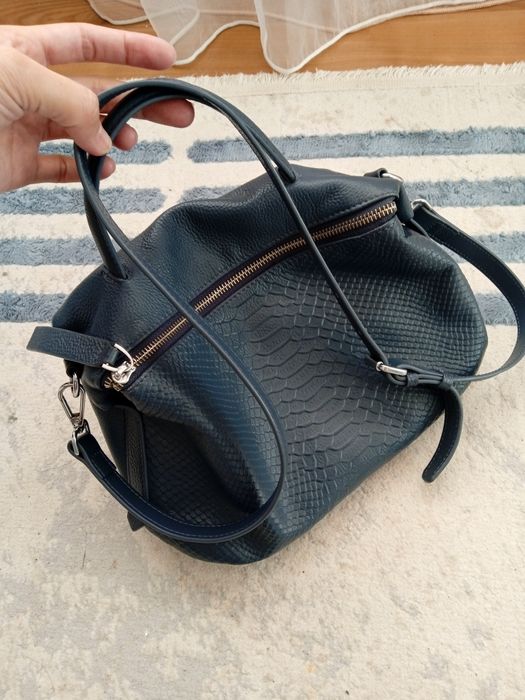 Натуральный кожа сумка