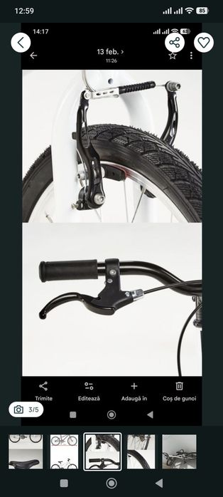 Bicicleta copii ca nouă