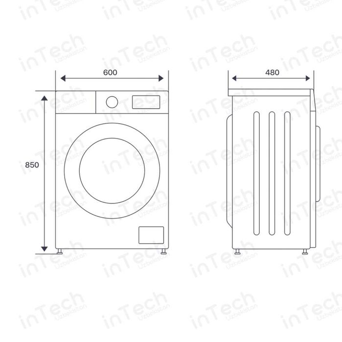 HOFMANN 6 kg avtomat kir yuvish mashinasi Arzon narxlarda Sotiladi