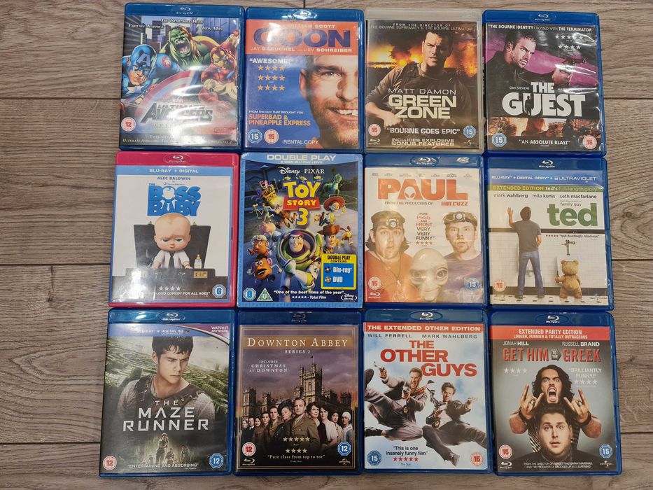 filme blu ray  in stare impecabila. 65 bucati