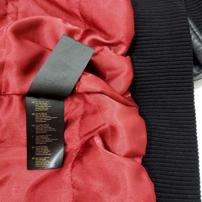 ALPHA INDUSTRIES 193129 Оригинал Кожено Яке Естествена Кожа Бомбър M-L