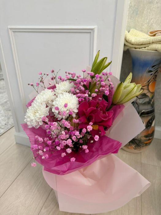 Букеты. Цветы. Свежие