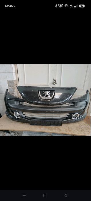Оргинална предна броня за Peugeot 207 напълно оборудвана