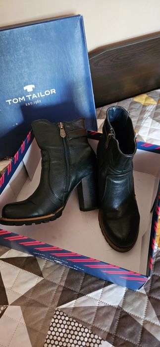 Боти TOM TAILOR - естествена кожа