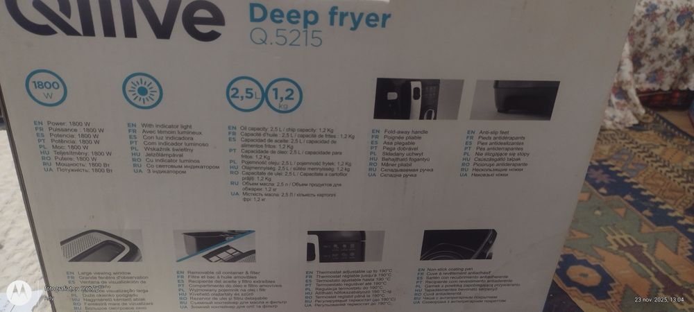 Friteuză Qilive..
