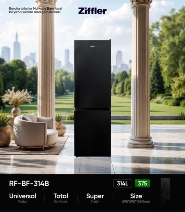 Холодильник Ziffler Haladinni Skitka 40%