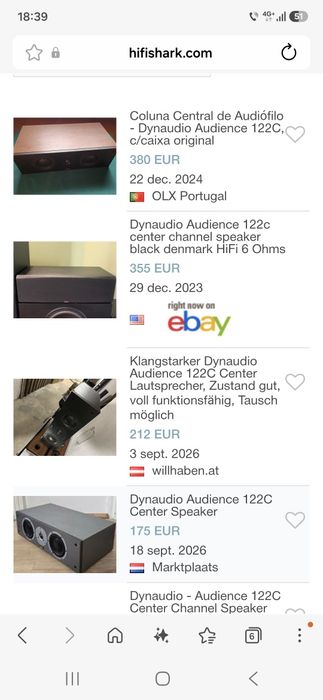 Dynaudio Audience 122C boxa centru Top