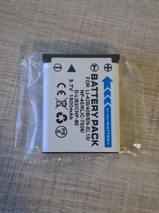 Нова батерия за фотоапарат Li-42B / Li-40B / EN-EL10 / NP-45