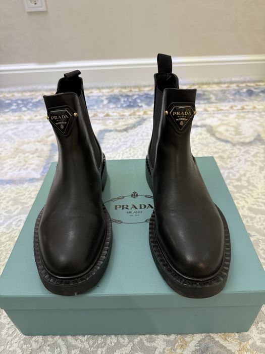 Ботинки Прада черный