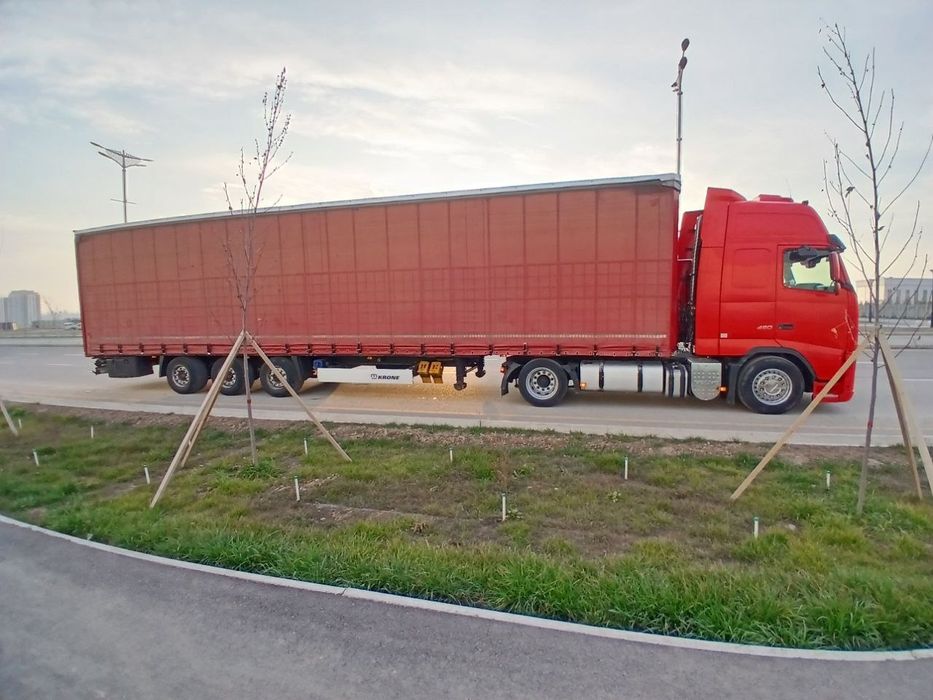 VOLVO FH EURO 5 + KRONE Mega Сотилади