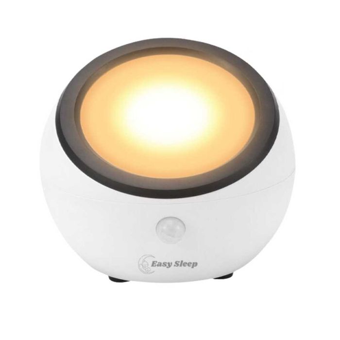 Уред за бял шум EasySleep, 24 мелодии, Нощна лампа със сензор, Сешоар