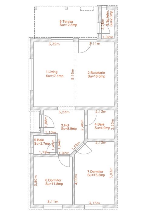 Duplex in comuna Sag zona manastire Proprietar!