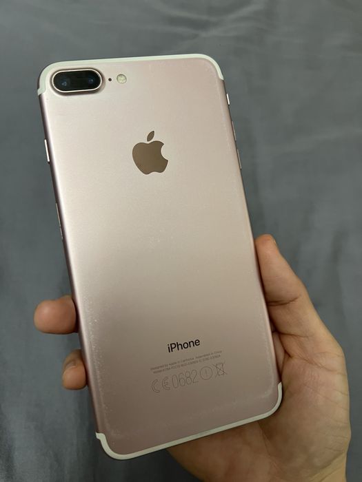 iPhone 7 Plus 128GB (Rose Gold). Аккумулятор 100%