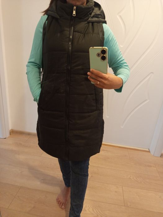 Дълга грейка с качулка