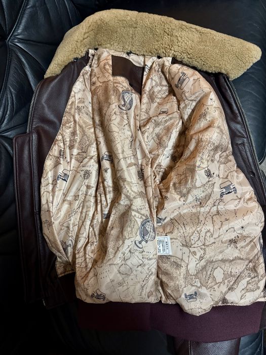 Geacă piele Aviator Top Gun