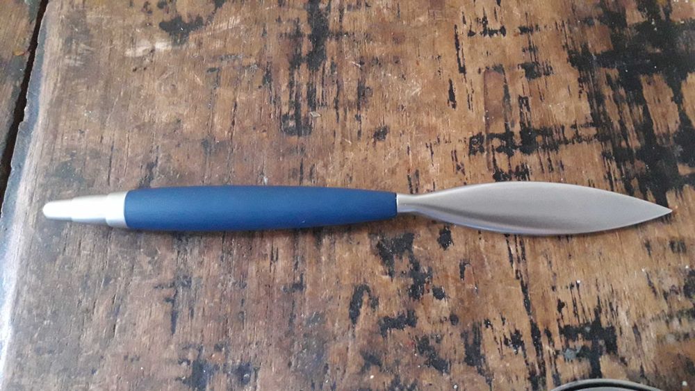 нож и химикалка метал, луксозен комплект от Германия